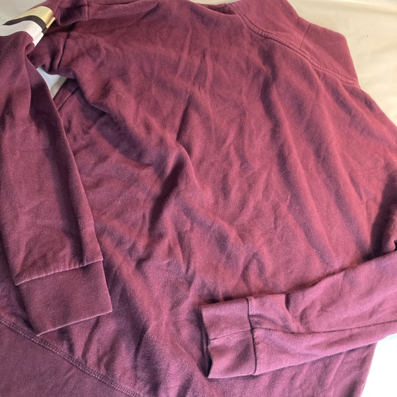 PINK Victoria secret maroon lightweight sweatshirt medium - Picture 4 of 4
